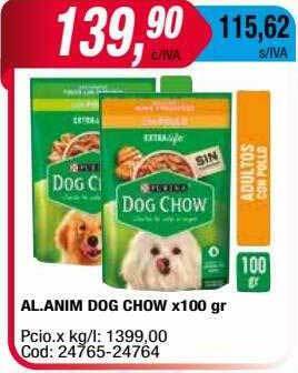 Maxiconsumo Al.anim dog chow x100 gr oferta