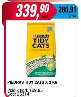 Maxiconsumo Piedras tidy cats oferta