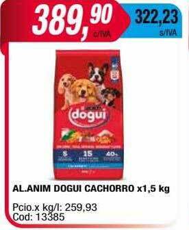 Maxiconsumo Al.anim dogui cachorro oferta