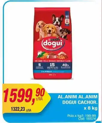 Maxiconsumo Al.anim al.anim dogui cachor oferta