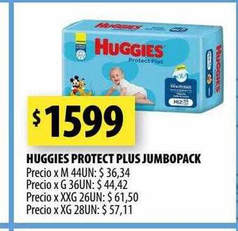 Punto Mayorista Huggies protect plus jumbopack oferta