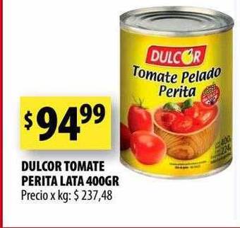 Punto Mayorista Dulcor tomate perita lata oferta