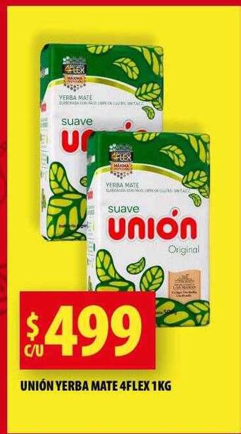 Punto Mayorista Unión yerba mate 4flex oferta