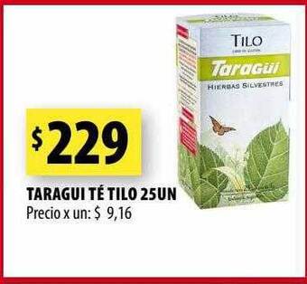 Punto Mayorista Taragui té tilo oferta