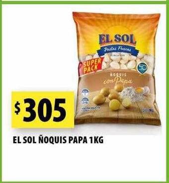 Punto Mayorista El sol ñoquis papa oferta