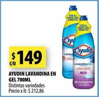Punto Mayorista Ayudin lavandina en gel oferta