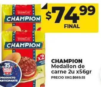 Supermayorista Vital Champion medallon de carne oferta