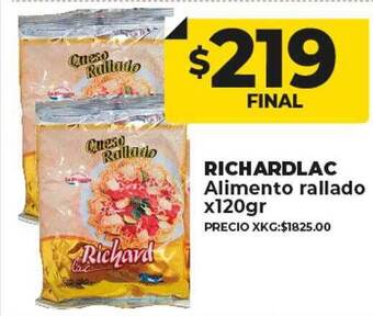 Supermayorista Vital Richardlac alimento rallado oferta
