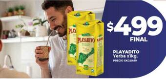Supermayorista Vital Playadito yerba oferta
