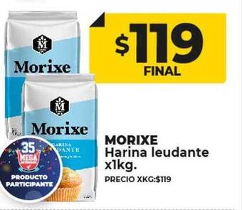 Supermayorista Vital Morixe harina leudante oferta