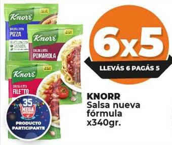Supermayorista Vital Knorr salsa nueva fórmula oferta