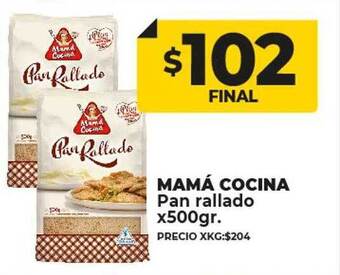 Supermayorista Vital Mamá cocina pan rallado oferta