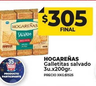 Supermayorista Vital Hogareñas galletitas salvado oferta