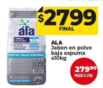Supermayorista Vital Ala jabon en polvo baja espuma oferta