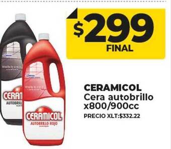Supermayorista Vital Ceramicol cera autobrillo oferta