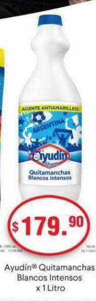 Supermercados Becerra Ayudin quitamanchas blancos intensos oferta