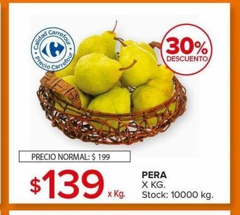 Carrefour Pera x kg oferta