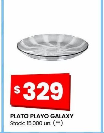 Changomas Plato playo galaxy oferta