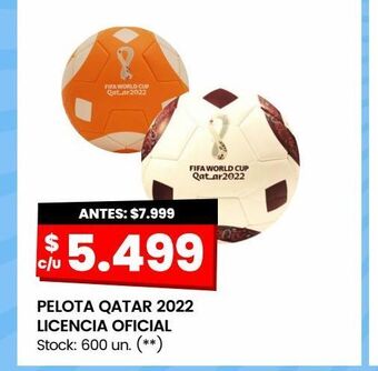 Changomas Pelota qatar 2022 licencia oficial oferta