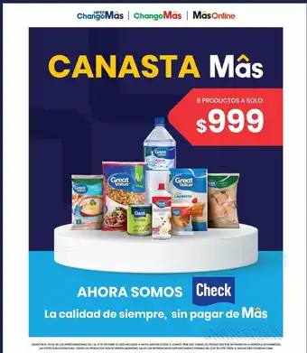 Changomas Canasta mâs oferta