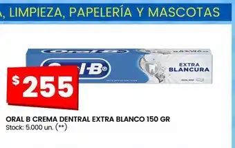 Changomas Crema dental oral-b oferta