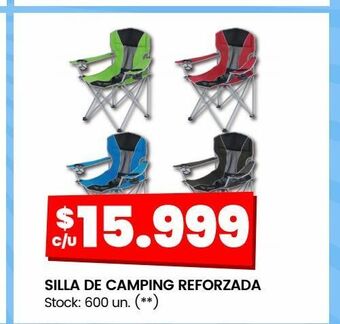 Changomas Silla de camping reforzada oferta