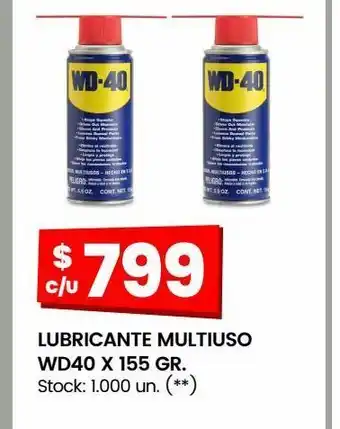 Changomas Lubricante multiuso wd40 x 155 gr. oferta