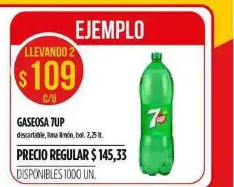 Supermercados Vea 7up Gaseosa 2,25lt oferta