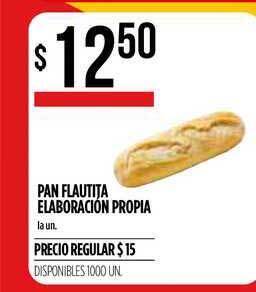 Supermercados Vea Pan Flautita Elaboración Propia oferta