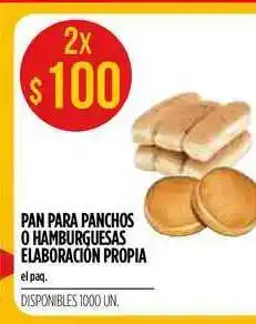 Supermercados Vea Pan Para Panchos O Hamburguesas Elaboración Propia oferta