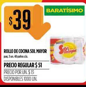 Supermercados Vea Sol Mayor Rollo De Cocina oferta