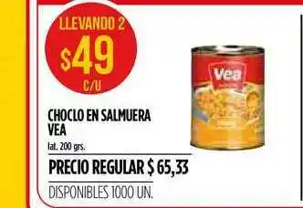 Supermercados Vea Vea Choclo En Salmuera 200grs oferta