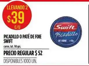 Supermercados Vea Swift Picadillo O Paté De Foie 90grs oferta