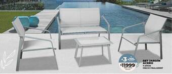 Supermayorista Vital Set jardín acero oferta