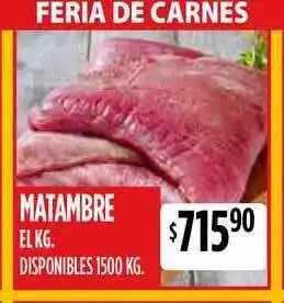 Supermercados Vea Matambre oferta