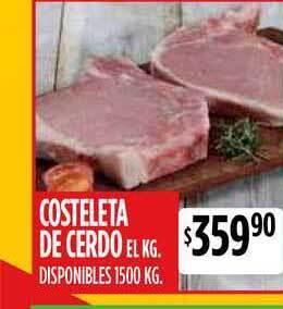 Supermercados Vea Costeleta De Cerdo oferta