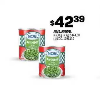 Makro Noel Arvejas 300g oferta