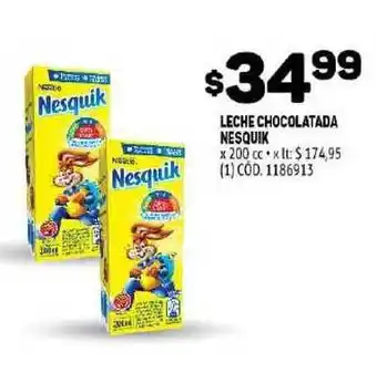 Makro Nesquik Leche Chocolatada 200cc oferta