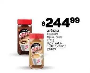 Makro Café Dolca Instantáneo Regular / Suave 170g oferta