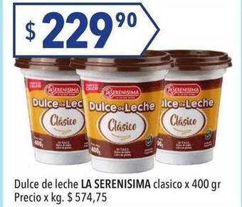 Hergo Dulce de leche la serenisima clasico oferta