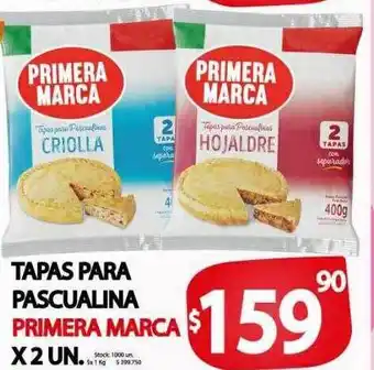 Supermercados Mariano Max Tapas para pascualina primera marca oferta
