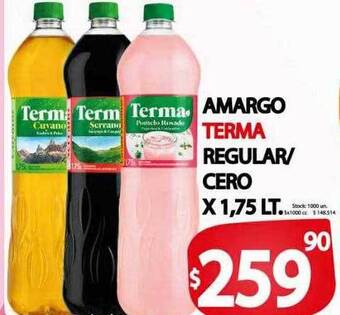 Supermercados Mariano Max Amargo terma regular cero oferta