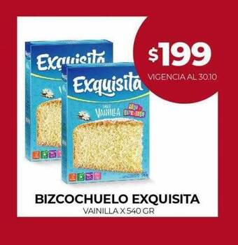Supermercados Tadicor Bizcochuelo exquisita oferta