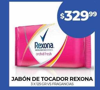 Supermercados Tadicor Jabón de tocador rexona oferta