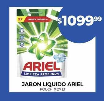 Supermercados Tadicor Jabon liquido ariel oferta
