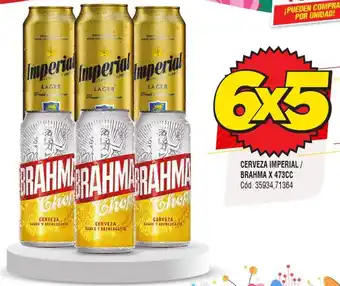 Supermercados Yaguar Cerveza Imperial / Brahma x 473cc oferta