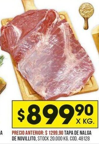 Coto Tapa de Nalga de Novillito oferta