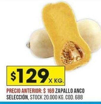 Coto Zapallo Anco Selección oferta