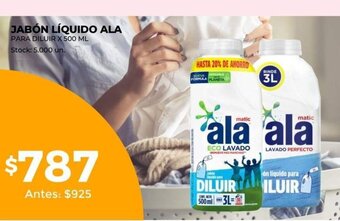 Supermercados Tadicor Jabón Líquido ALA oferta