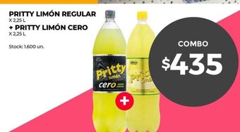 Supermercados Tadicor Pritty Limón Regular + Pritty Limón Cero oferta